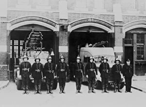 1939 Gallery: LCC-LFB Woolwich fire station, SE London