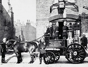 LCC-MFB horse drawn steamer at Greenwich LCC-MFB horse drawn steamer at Greenwich