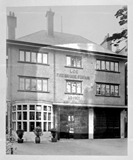 LCC-MFB West Hampstead fire station, NW London LCC-MFB West Hampstead fire station, NW London