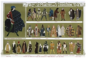 Le Martyre de St. Sebastien. Ballet costumes Le Martyre de St. Sebastien. Ballet costumes