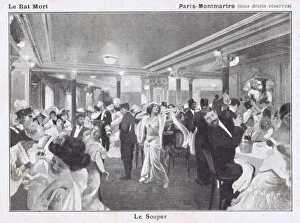 <b class=qtipBold><figcaption>Le Souper at Le Rat Mort, Paris</figcaption></b><br>Sketch of Le Souper at Le Rat Mort, Montmartre, showing dancers and diners, Paris, 1921 Date: 1921<br><em>© Mary Evans / Jazz Age Club Collection</em> Le Souper at Le Rat Mort, Paris