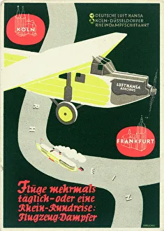 Cologne Gallery: Leaflet design, Lufthansa