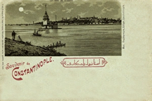 Leanders Tower and Seraglio Point, Istanbul, Turkey Leanders Tower and Seraglio Point, Istanbul, Turkey