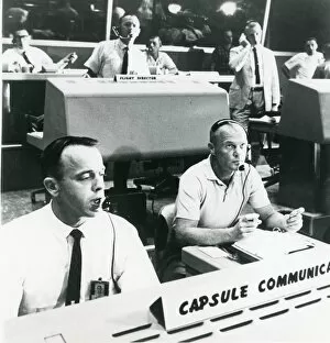 From left: Alan Shepard Jr and John Glenn Jr in the Mer?