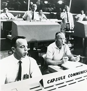 From left: Alan Shepard Jr and John Glenn Jr in the Mer? From left: Alan Shepard Jr and John Glenn Jr in the Mer?