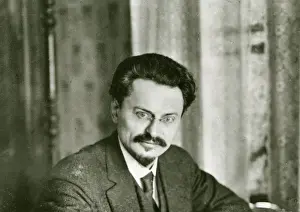 Leon Trotsky Print, Jan 1918