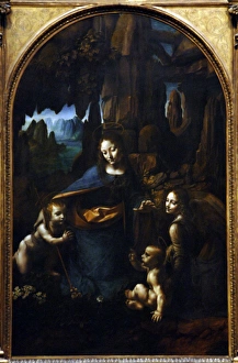 Leonardo da Vinci (1452-1519). The Virgen of the Rocks, 1495 Leonardo da Vinci (1452-1519). The Virgen of the Rocks, 1495