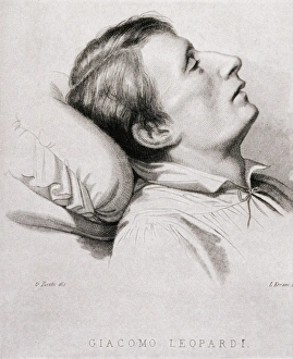 LEOPARDI, Giacomo (1798-1837). Italian writer LEOPARDI, Giacomo (1798-1837). Italian writer