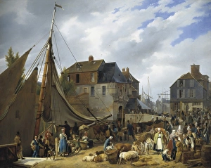 LEPRINCE, Anne-Xavier (1799-1826). TheEmbarkation LEPRINCE, Anne-Xavier (1799-1826). TheEmbarkation