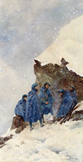 Les Diables Bleus - A group of WWI Chasseurs Alpins Les Diables Bleus - A group of WWI Chasseurs Alpins