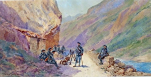Les Diables Bleus - A patrol of WWI Chasseurs Alpins Les Diables Bleus - A patrol of WWI Chasseurs Alpins