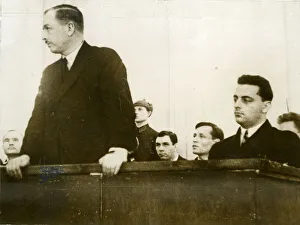 Leslie Thornton in the dock at a trial in Moscow, USSR Leslie Thornton in the dock at a trial in Moscow, USSR