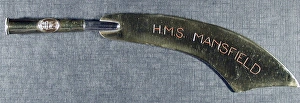 Letter opener Engraved HMS Mansfield Letter opener Engraved HMS Mansfield