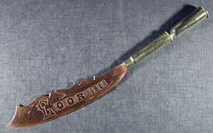 Images Dated 11th July 2007: Letter opener Engraved Loos 1916