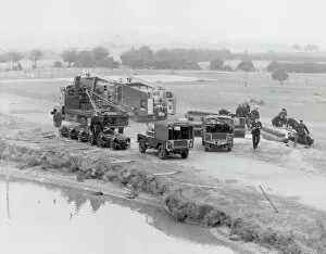 Images Dated 31st May 1967: LFB-AFS convoy and fire exercise