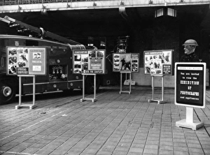 LFB exhibition, display of WW2 posters LFB exhibition, display of WW2 posters