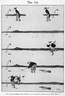 Golfer Gallery: The Lie by William Heath Robinson