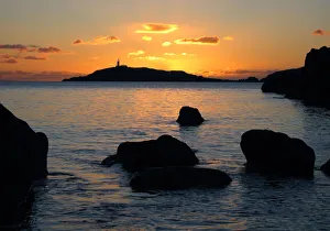 2012 Gallery: The lighthouse on Little Ross Island flashes at sunset