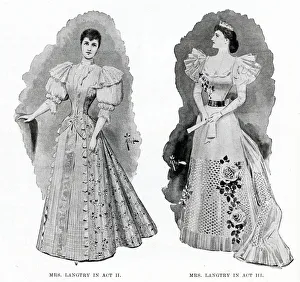 Lily Langtry in A Society Butterfly - gowns by Worth Lily Langtry in A Society Butterfly - gowns by Worth