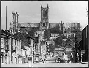 Cycling Gallery: Lincoln Cathedral 1940S