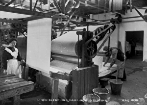 Linen Bleaching, Damping and Blueing Linen Bleaching, Damping and Blueing