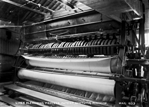 Linen Bleaching Process, Patent Beetling Machine Linen Bleaching Process, Patent Beetling Machine
