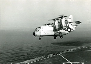 Ling-Temco-Vought XC-142A, 62-5925, takes-off from USS O? Ling-Temco-Vought XC-142A, 62-5925, takes-off from USS O?