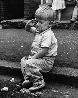 Little boy crying in Balham, SW London Little boy crying in Balham, SW London