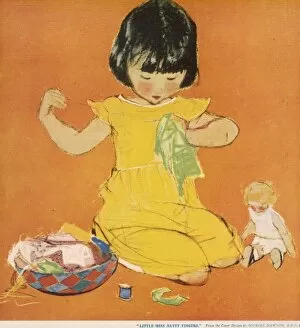 Muriel Dawson Gallery: Little Miss Natty Fingers by Muriel Dawson