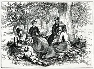 Little Women - The March family under a tree Little Women - The March family under a tree