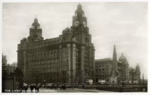 Graces Gallery: The Liver Building, Pier Head, Liverpool, Merseyside