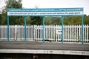 Images Dated 3rd August 2007: Llanfairpwll station, Wales