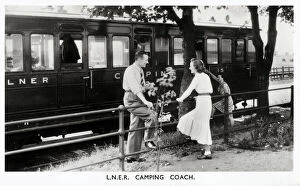 L.N.E.R. Camping Coach - accomodates six persons