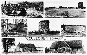 Cumberland Gallery: Locations connected with the Battle of Culloden, Scotland