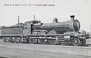 Locomotive no 386 six coupled bogie express Locomotive no 386 six coupled bogie express