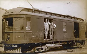Locomotive engine, Chicago & Evanston Line, Illinois, USA Locomotive engine, Chicago & Evanston Line, Illinois, USA