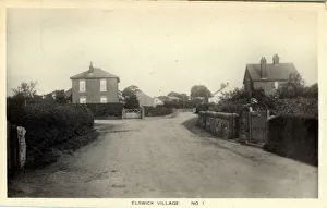 Lodge Lane, Elswick, Preston, Poulton-le-Fylde, Lancashire, England. Date: 1924 Lodge Lane, Elswick, Preston, Poulton-le-Fylde, Lancashire, England. Date: 1924