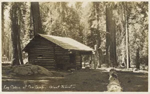 Cabins Gallery: Log Cabin, Cow Camp, Giant Forest, California, USA