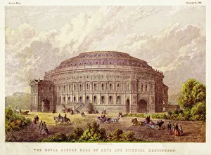 <b class=qtipBold><figcaption>London/Albert Hall</figcaption></b><br>The Royal Albert hall, south Kensington.<br><em>© Mary Evans Picture Library</em> London/Albert Hall