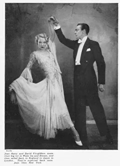 The London ballroom dancers Jean Barry and David Fitzgibbon The London ballroom dancers Jean Barry and David Fitzgibbon