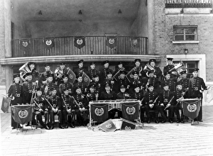 London Fire Brigade band at Brigade HQ - Lambeth London Fire Brigade band at Brigade HQ - Lambeth