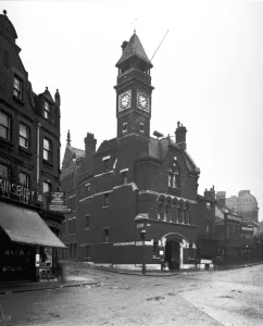 MFB Hampstead Fire Station Print, NW London 1868