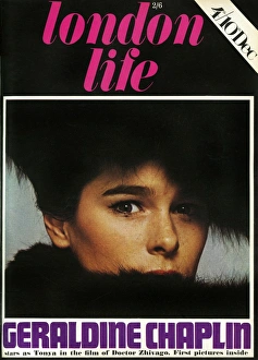 London Life front cover - Geraldine Chaplin at Tonya London Life front cover - Geraldine Chaplin at Tonya