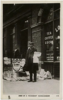 London Life - A Pavement News Vendor London Life - A Pavement News Vendor