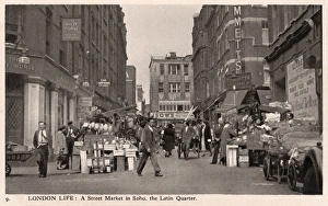 London Life: A Street Market in Soho, the Latin Quarter London Life: A Street Market in Soho, the Latin Quarter