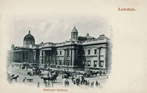 London - The National Gallery on Trafalgar Square London - The National Gallery on Trafalgar Square