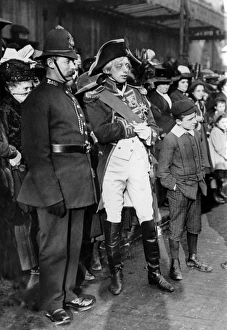 London policeman and Lord Nelson lookalike