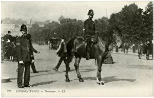 London Policeman - one mounted