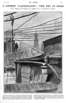 Rooftops Gallery: A London skyscape: the sky in Soho, 1905