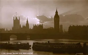 London - Sunset over the Palace of Westminster London - Sunset over the Palace of Westminster